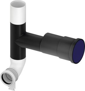 Tece Сливной патрубок с вентиляционным отводом вправо 9820078